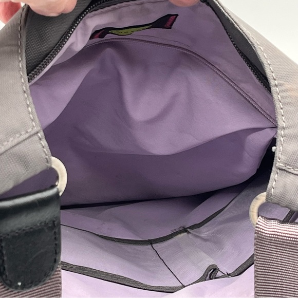 Mosey Travel Bag Purse Eco Friendly Gray Pink Adjustable Lightweight Crossbody - Picture 5 of 9